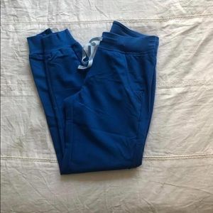 Figs royal blue Zamora scrub pants